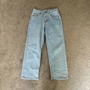 3/$45 Light Wash Straight Leg Denim Stretch Jeans